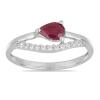 BUY STERLING SILVER NATURAL TANZANITE GEMSTONE CLASSIC RING
