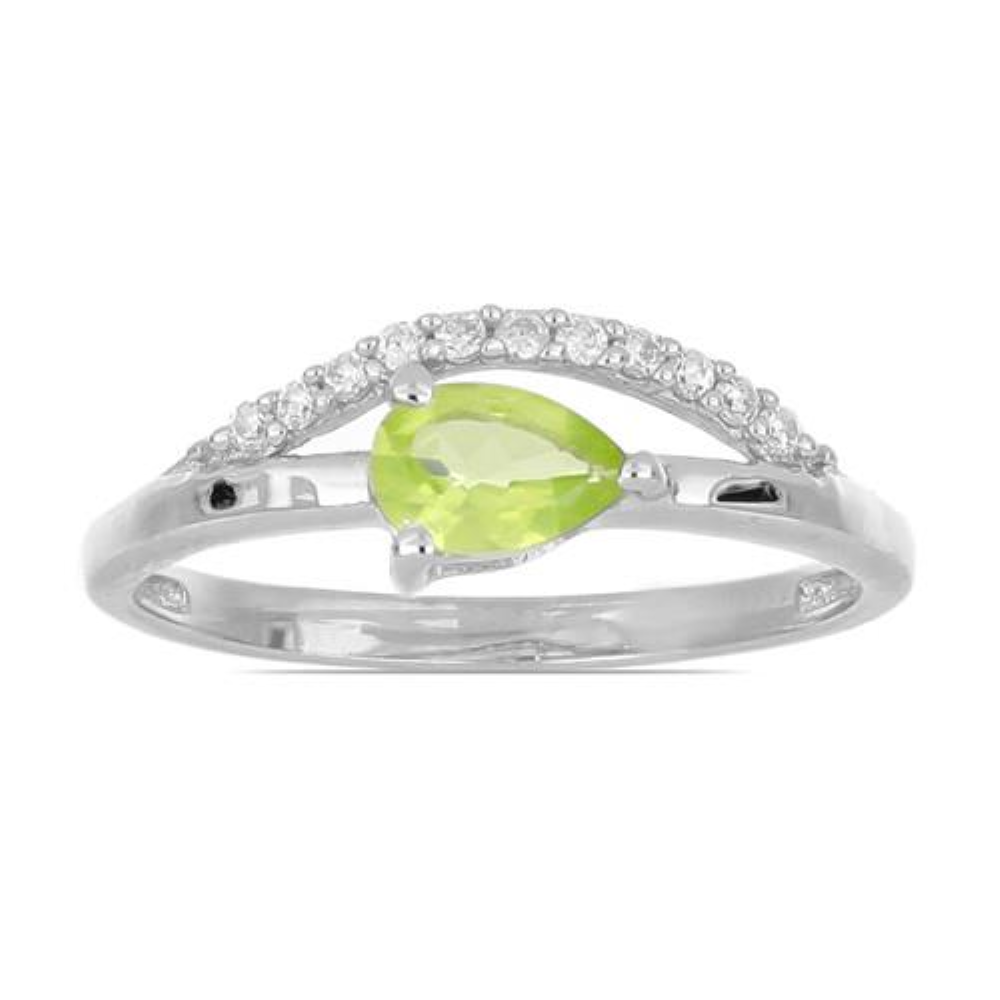 BUY STERLING SILVER NATURAL TANZANITE GEMSTONE CLASSIC RING