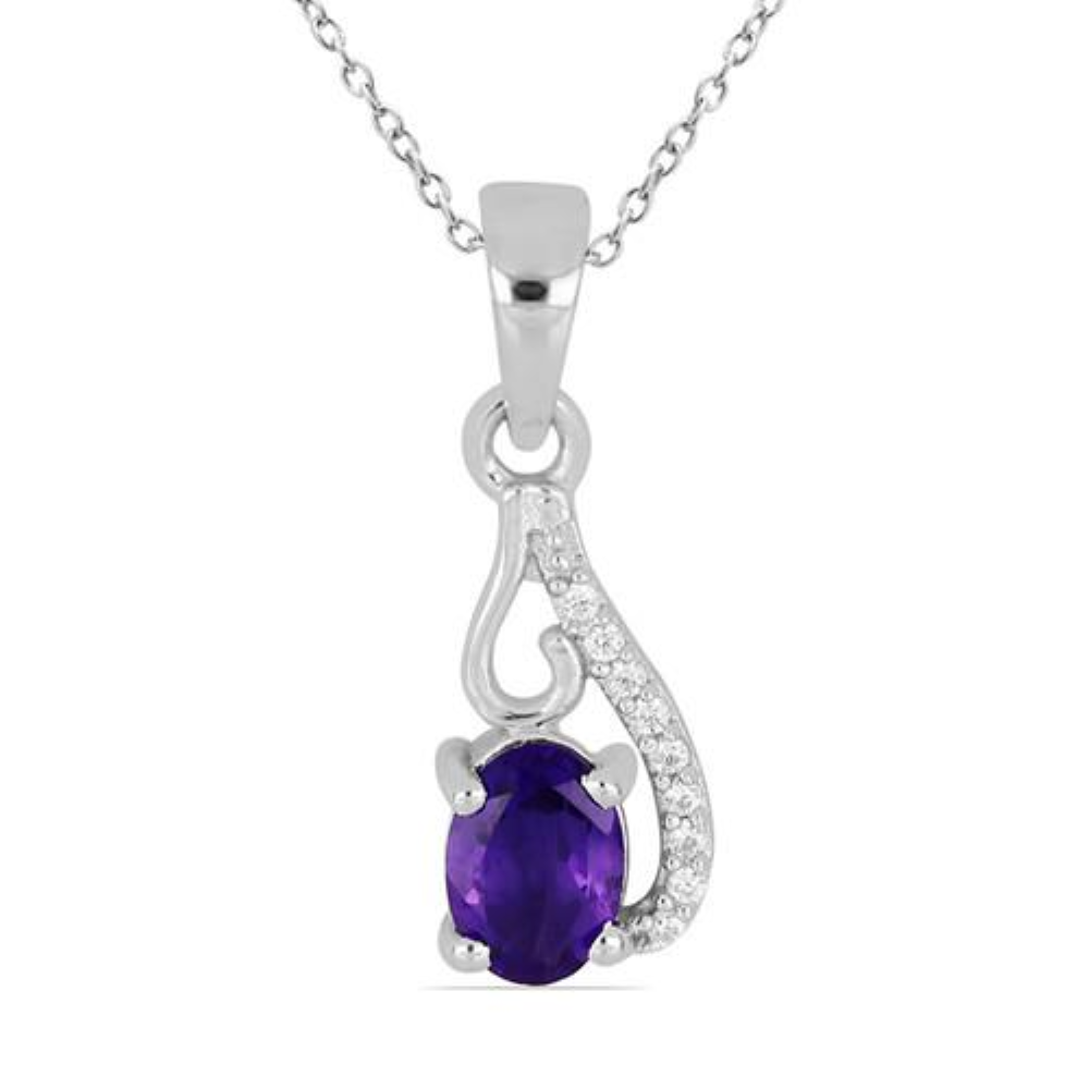 BUY NATURAL CITRINE GEMSTONE CLASSIC PENDANT IN 925 SILVER