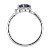 BUY STERLING SILVER NATURAL AFRICAN AMETHYST GEMSTONE CLASSIC RING
