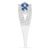 BUY 925 STERLING SILVER REAL BLUE SAPPHIRE GEMSTONE RING