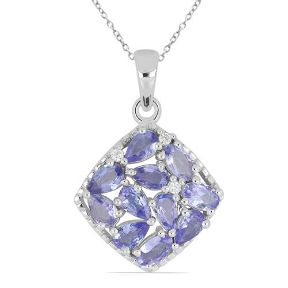 BUY 925 STERLING  SILVER NATURAL GARNET GEMSTONE PENDANT