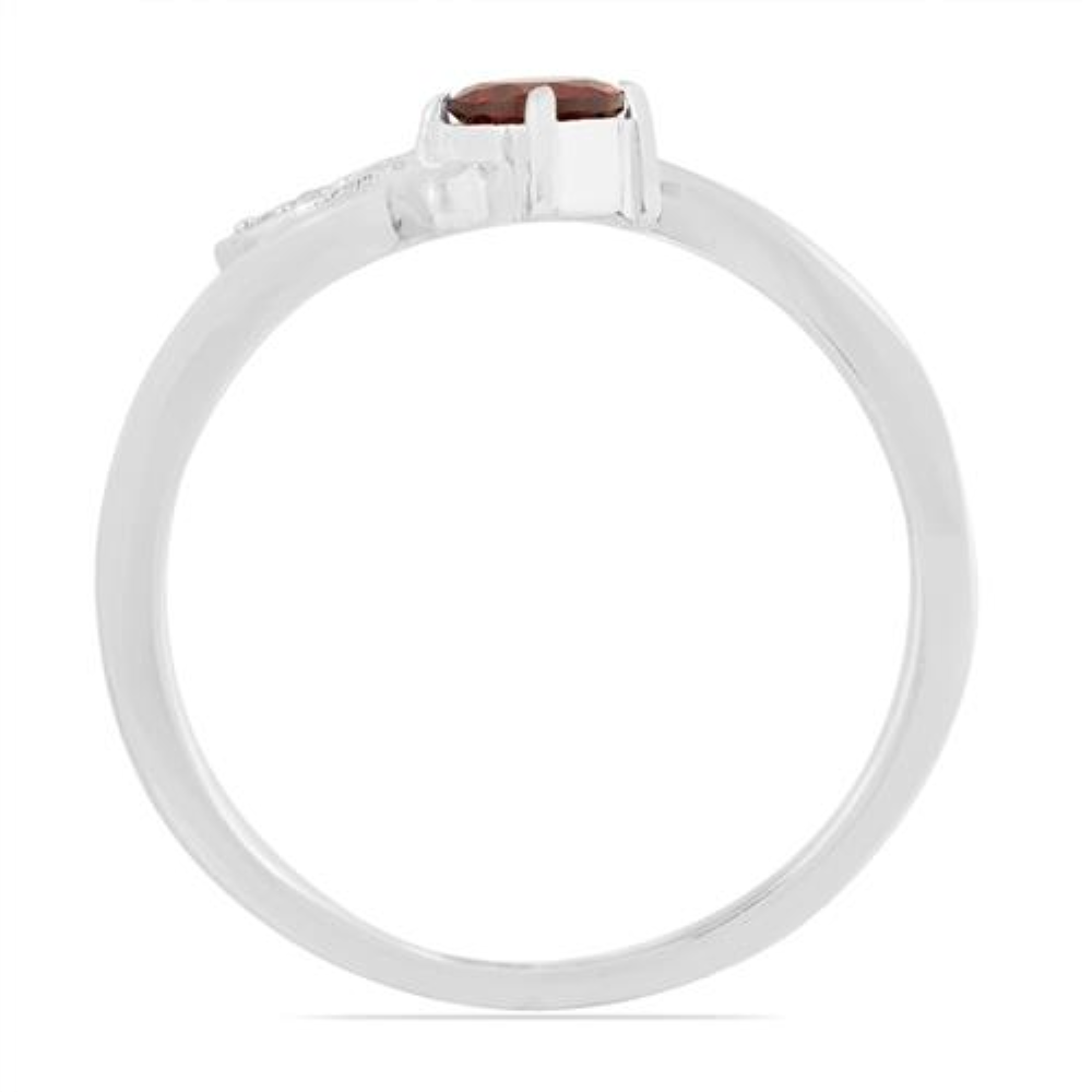 BUY 925 STERLING SILVER NATURAL GARNET GEMSTONE CLASSIC RING 