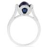 BUY 925 SILVER NATURAL BLACK FRESHWATER PEARL GEMSTONE HEART  RING
