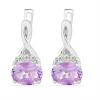 BUY NATURAL SKY BLUE TOPAZ GEMSTONE CLASSIC EARRINGS IN 925 STERLING SILVER