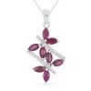 BUY AFRICAN AMETHYST GEMSTONE PENDANT IN STERLING SILVER