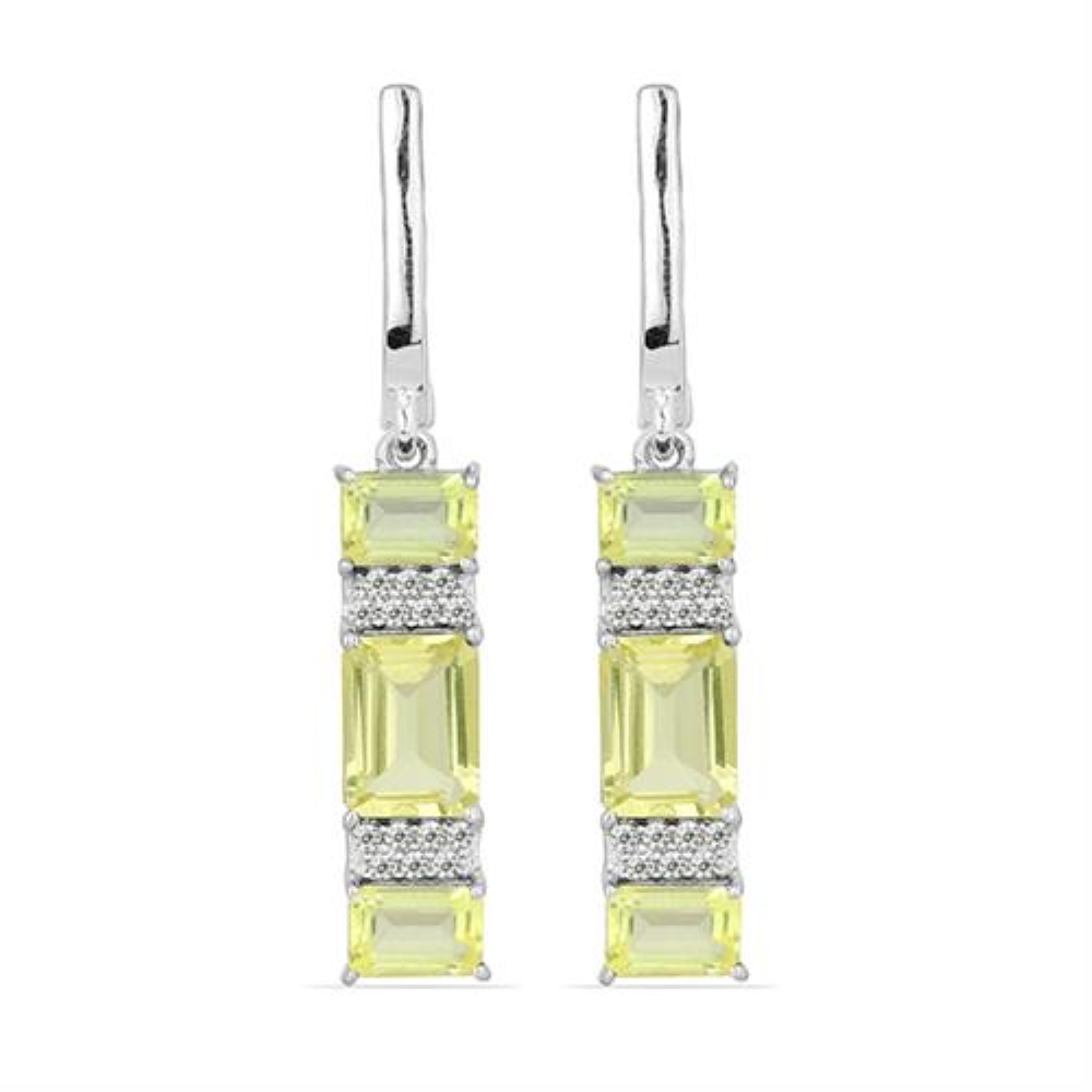 BUY 925 SILVER BRAZILIAN AMETHYST GEMSTONE EARRINGS