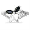 925 SILVER REAL BLUE SAPPHIRE GEMSTONE STYLISH RING