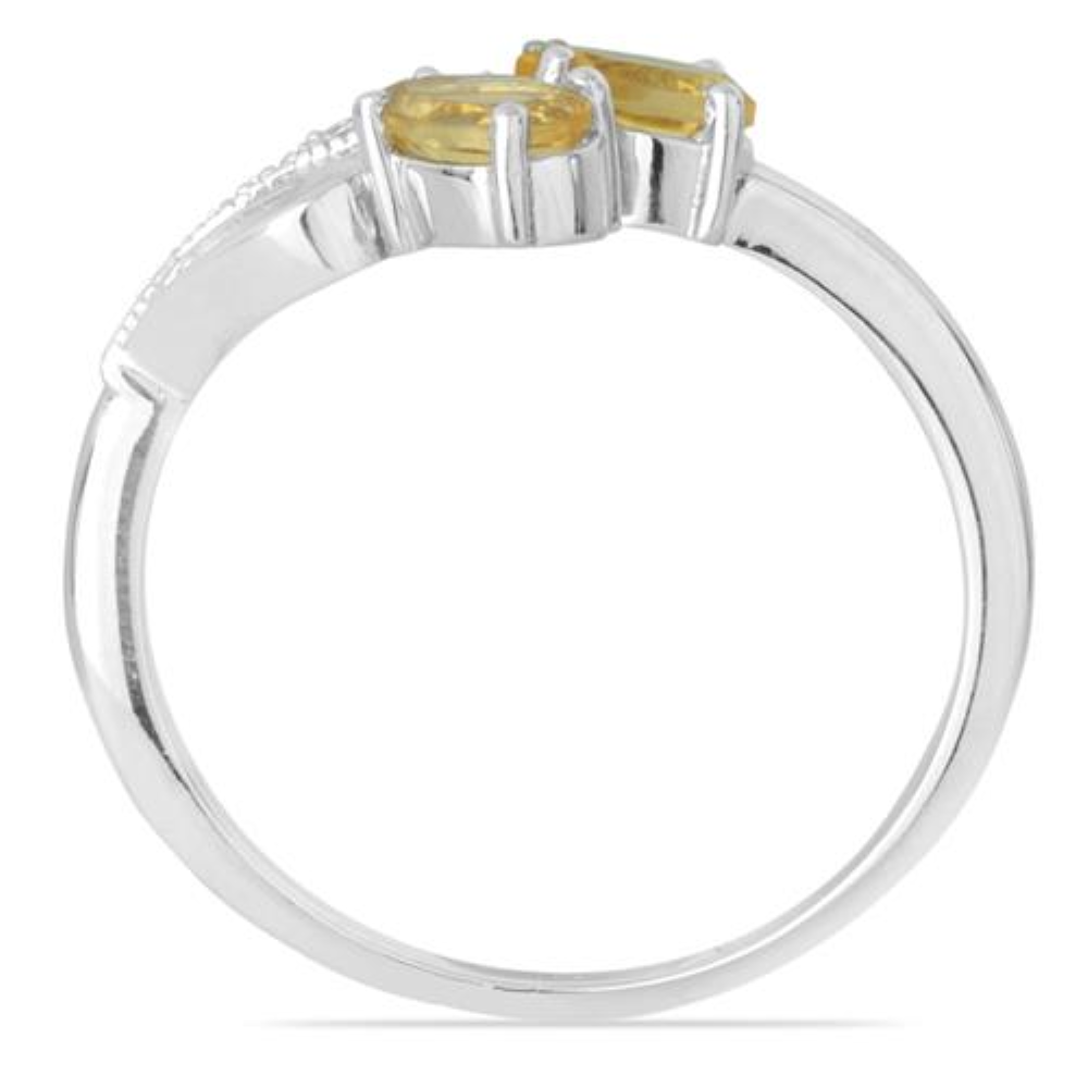 BUY STERLING SILVER NATURAL CITRINE GEMSTONE RING 