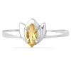 BUY REAL CITRINE GEMSTONE RING IN 925 STERLING SILVER