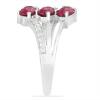BUY NATURAL RHODOLITE GEMSTONE RING IN 925 SILVER
