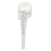 BUY NATURAL WHITE FRESHWATER PEARL GEMSTONE RING IN 925 SILVER