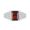 BUY NATURAL PERIDOT GEMSTONE CLASSIC RING IN STERLING SILVER