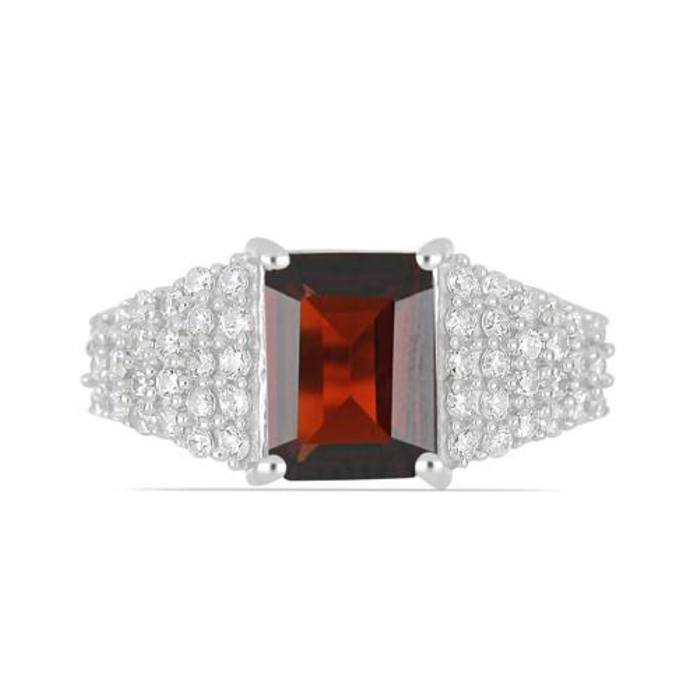 BUY NATURAL PERIDOT GEMSTONE CLASSIC RING IN STERLING SILVER