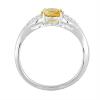 BUY REAL CITRINE GEMSTONE CLASSIC RING IN 925 SILVER