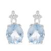 BUY 925 SILVER SYNTHETIC ALEXANDRITE GEMSTONE BIG STONE  EARRINGS