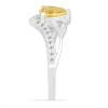 STERLING SILVER NATURAL CITRINE GEMSTONE CLASSIC RING
