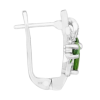 BUY CHROME DIOPSIDE EARRINGS IN 925 STERLING SILVER – BULK SUPPLIER & B2B MANUFACTURER | JEWELPIN