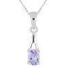 BUY STERLING SILVER NATURAL CHROME DIOPSIDE SINGLE STONE PENDANT