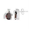STERLING SILVER NATURAL LONDON BLUE TOPAZ GEMSTONE CLASSIC  EARRINGS
