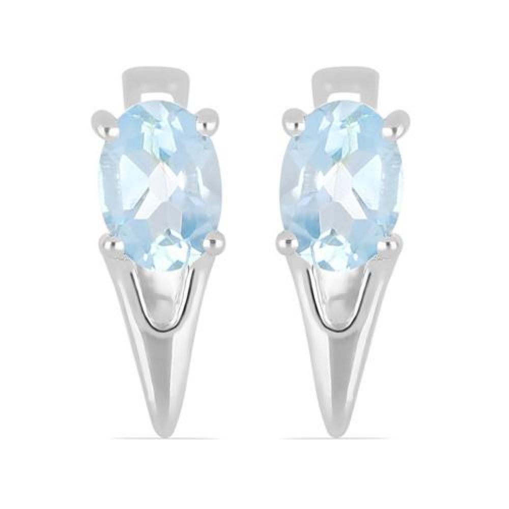 BUY REAL EMERALD GEMSTONE EARRINGS IN STERLING SILVER