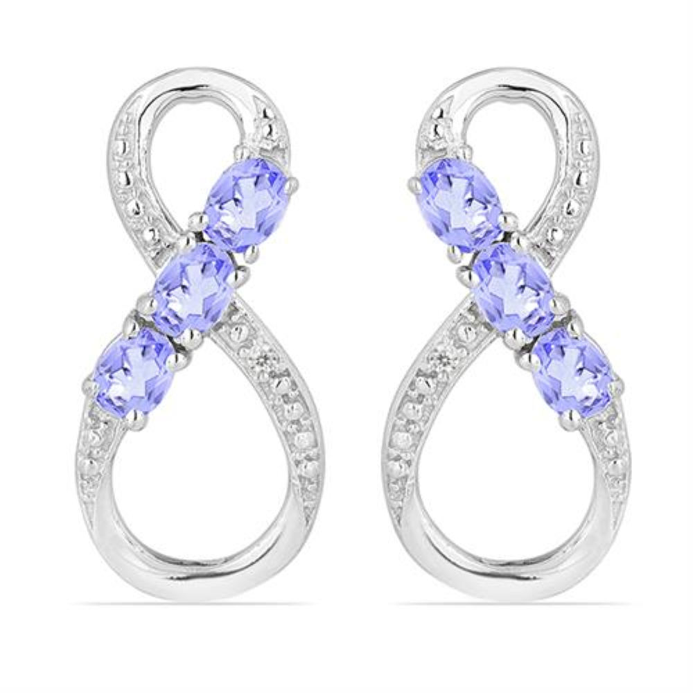 BUY 925 STERLING SILVER NATURAL CHROME DIOPSITE GEMSTONE EARRINGS