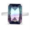 BUY 925 SILVER NATURAL FLUORITE GEMSTONE BIG STONE RING
