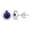 BUY NATURAL GARNET GEMSTONE EARRINGS IN 925 SILVER