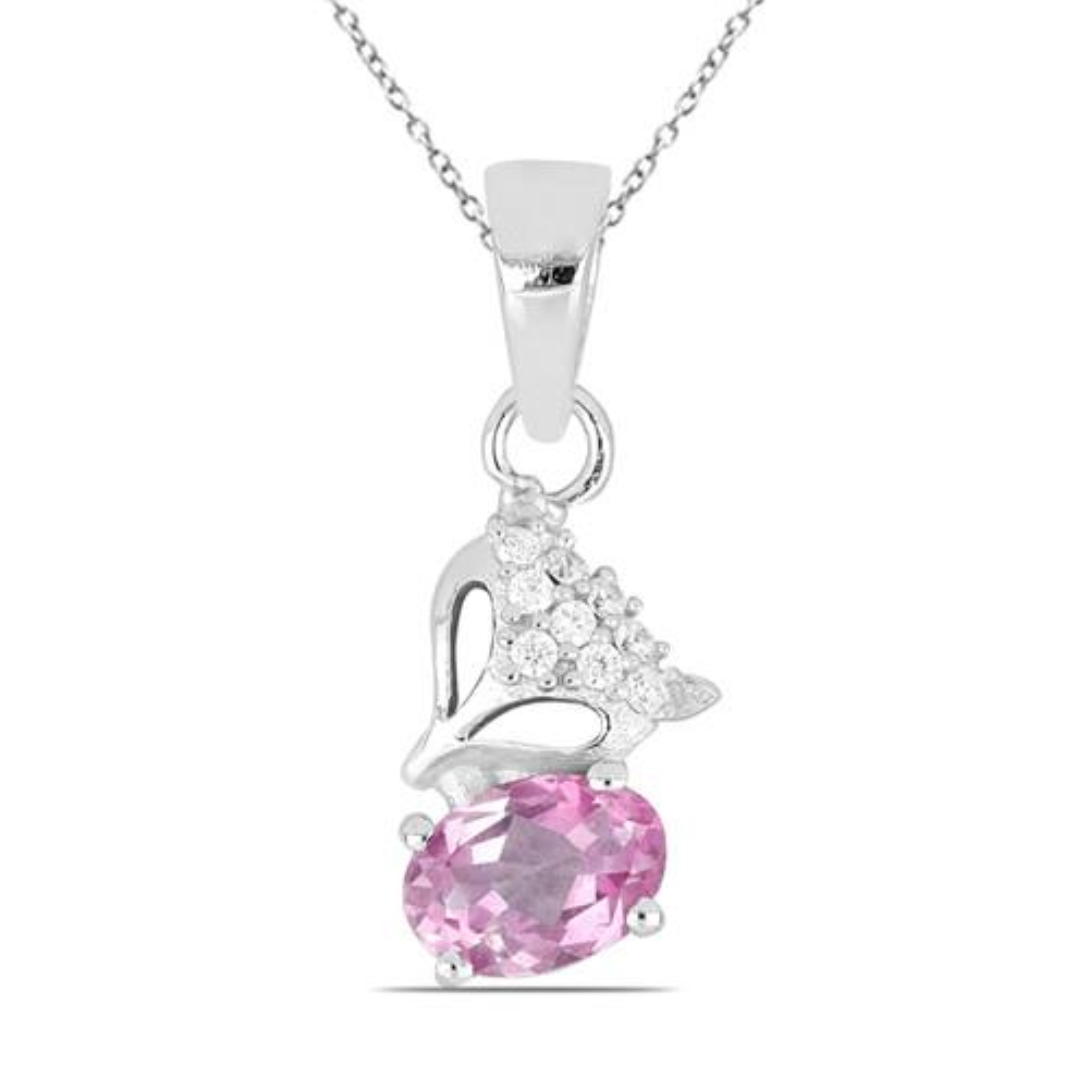 BUY REAL CITRINE GEMSTONE CLASSIC PENDANT IN STERLING SILVER