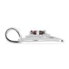 BUY NATURAL GARNET GEMSTONE CLASSIC PENDANT IN STERLING SILVER
