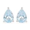 NATURAL BLUE SAPPHIRE GEMSTONE EARRINGS IN 925 STERLING SILVER