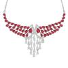 BUY NATURTAL TANZANITE GEMSTONE STYLISH NECKLACE IN 925 SILVER
