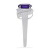 BUY GENUINE AFRICAN AMETHYST GEMSTONE RING IN 925 SILVER