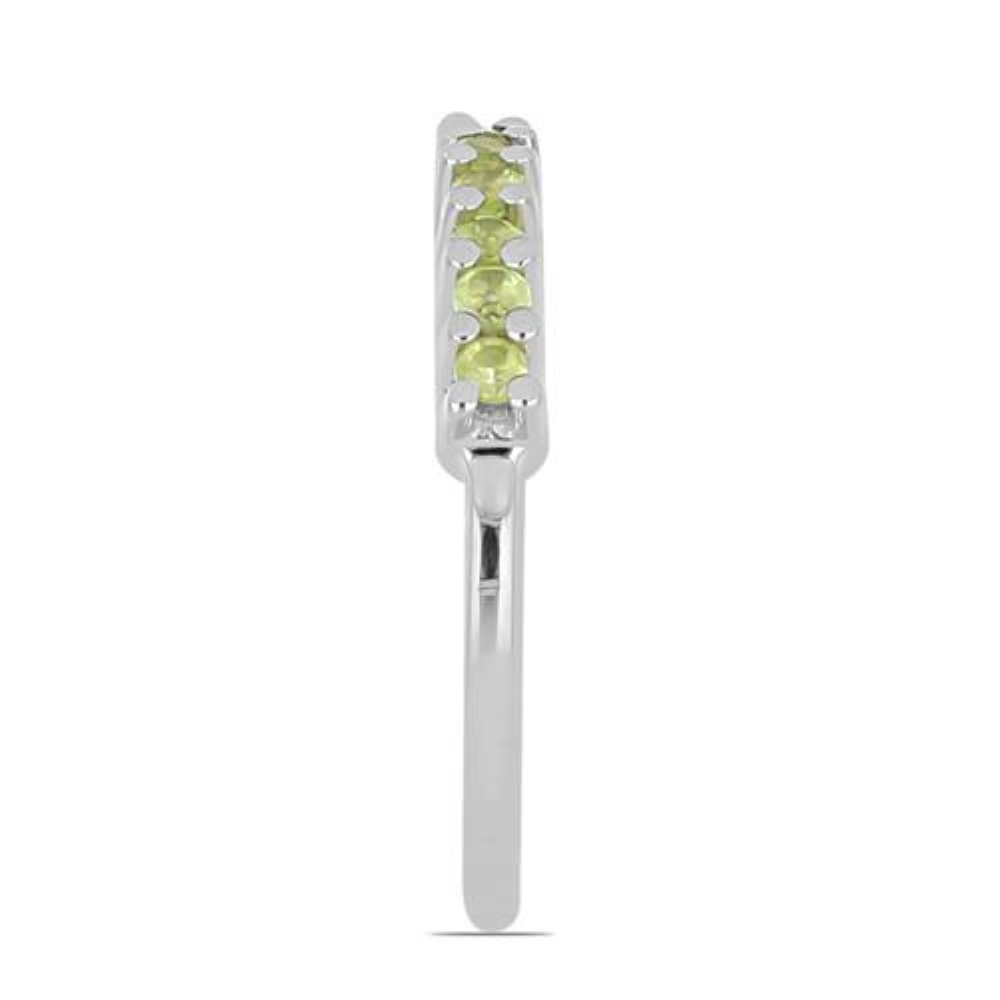 BUY NATURAL PERIDOT GEMSTONE RING IN 925 STERLING SILVER