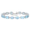 REAL LEMON TOPAZ GEMSTONE BRACELET IN 925 SILVER 