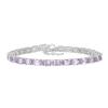 925 STERLING SILVER NATURAL BLUE SAPPHIRE BRACELET 