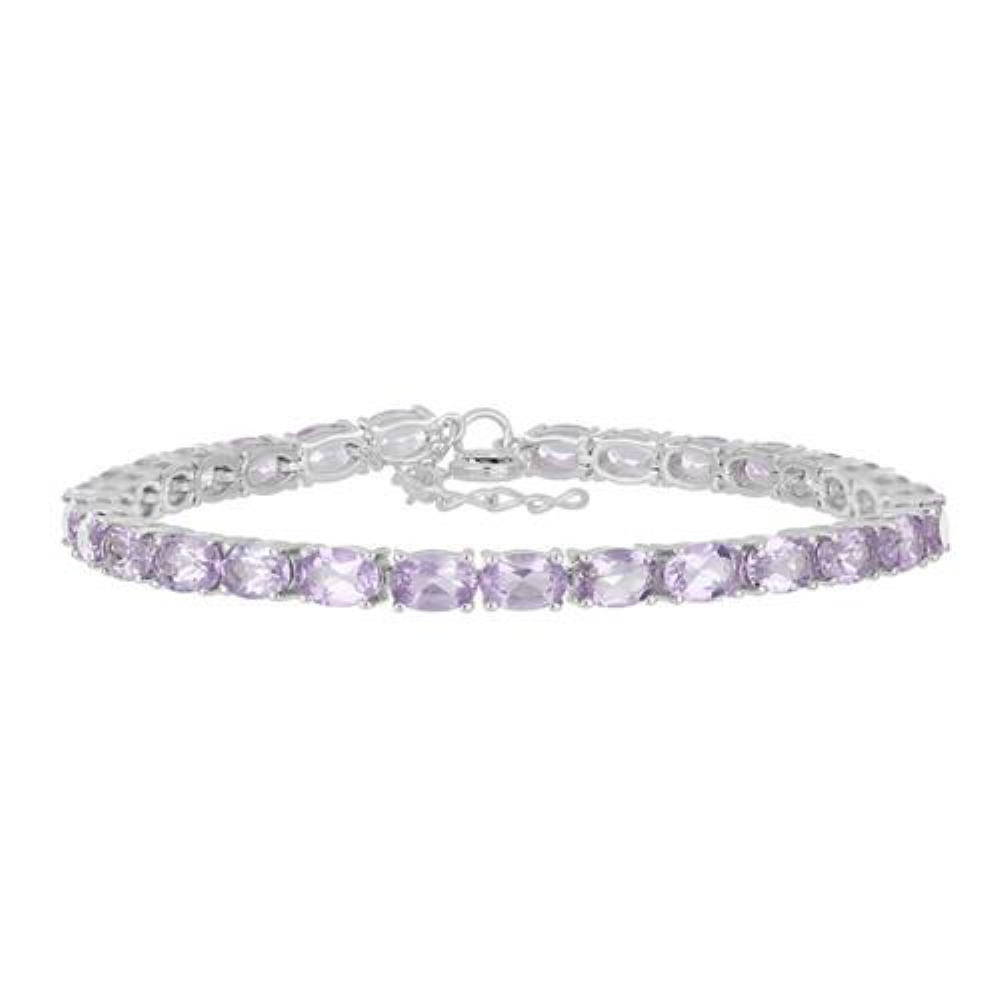 925 STERLING SILVER NATURAL BLUE SAPPHIRE BRACELET 