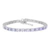 925 STERLING SILVER NATURAL BLUE SAPPHIRE BRACELET 