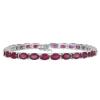 925 STERLING SILVER NATURAL BLUE SAPPHIRE BRACELET 
