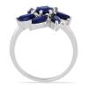 BUY 925 STERLING SILVER NATURAL BLUE SAPPHIRE  RING
