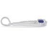 BUY 925 SILVER  AUSTRALIAN BLUE SAPPHIRE GEMSTONE HALO PENDANT