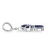 BUY REAL AUSTRALIAN BLUE SAPPHIRE GEMSTONE FLORAL PENDANTS