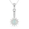 BUY STERLING SILVER NATURAL GARNET GEMSTONE  PENDANT
