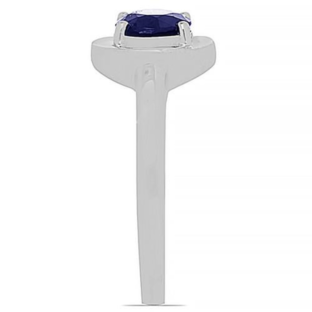 BUY 925 SILVER AUSTRALIAN BLUE SAPPHIRE GEMSTONE RING