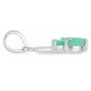 BUY STERLING SILVER REAL EMERALD GEMSTONE PENDANT