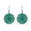 BUY STERLING SILVER NATURAL ROSE QUARTZ GEMSTONE BIG STONE EARRINGS