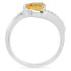 BUY NATURAL YELLOW SAPPHIRE GEMSTONE CLASSIC RING IN STERLING SILVER