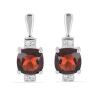 BUY STERLING SILVER NATURAL LEMON TOPAZ GEMSTONE CLASSIC EARRINGS