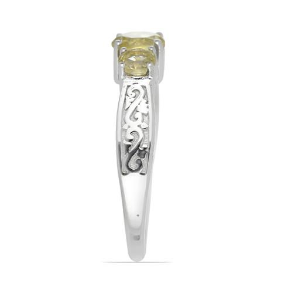 BUY 925 SILVER BRAZILIAN CITRINE GEMSTONE RING