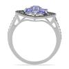 BUY 925 STERLING SILVER REAL TANZANITE GEMSTONE RING